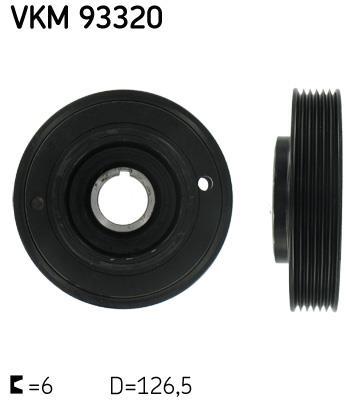 Poulie damper (Poulie de vilebrequin) SKF VKM 93320